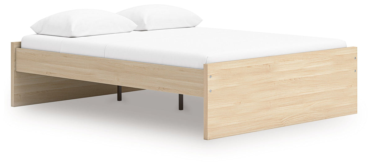 Onita Natural Queen Bed (Platform)