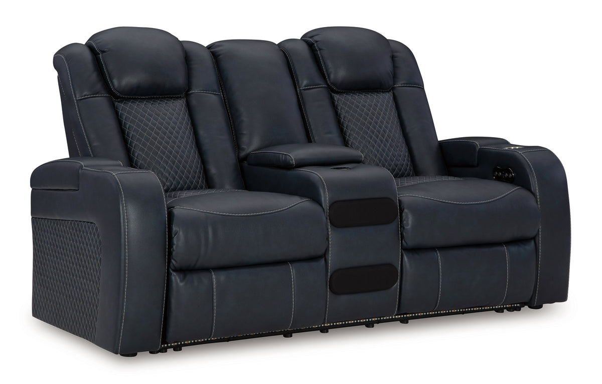 Fyne-Dyme Sapphire Loveseat