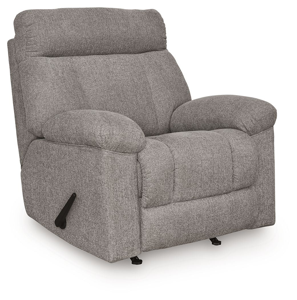 Hoyne Park Smoke Rocker Recliner