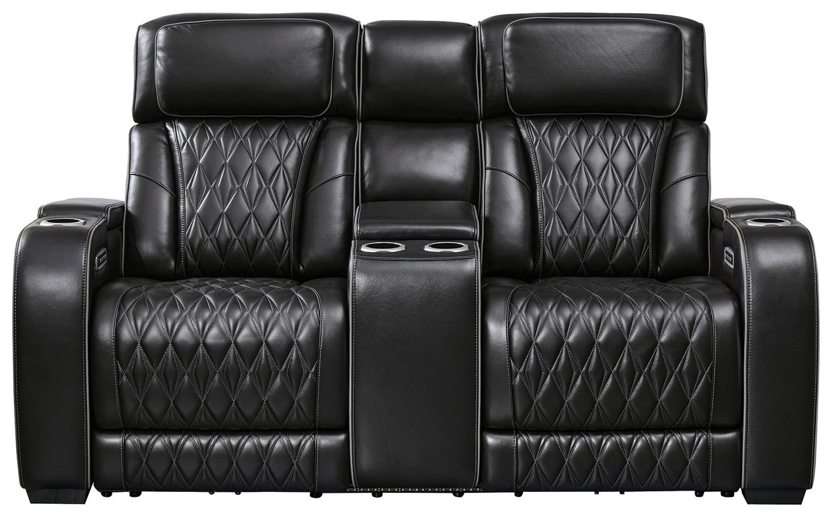 Boyington Black Loveseat