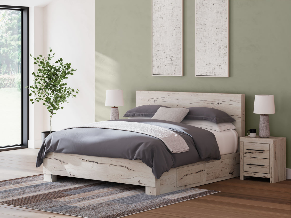 Lawroy King Bed with Storage (2 Storage Units)