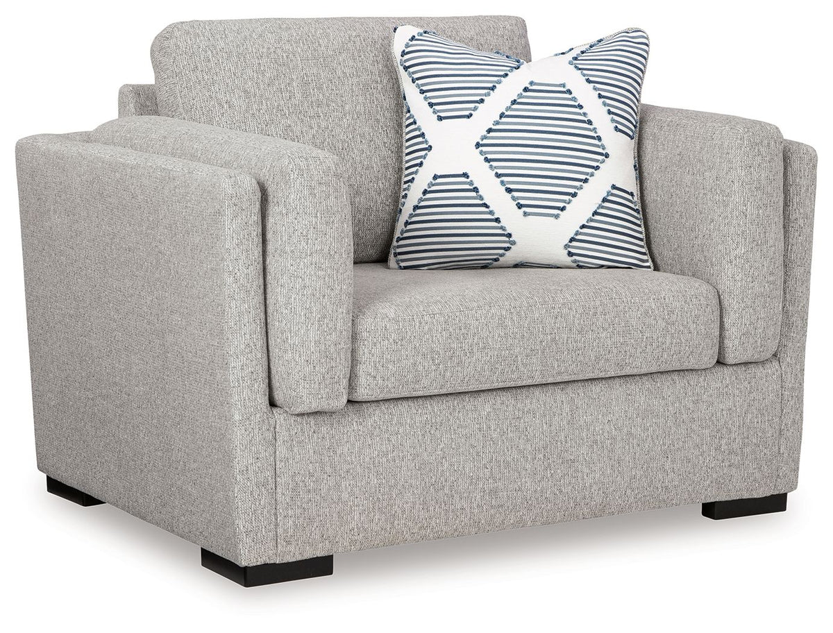 Evansley Pewter Oversized Chair