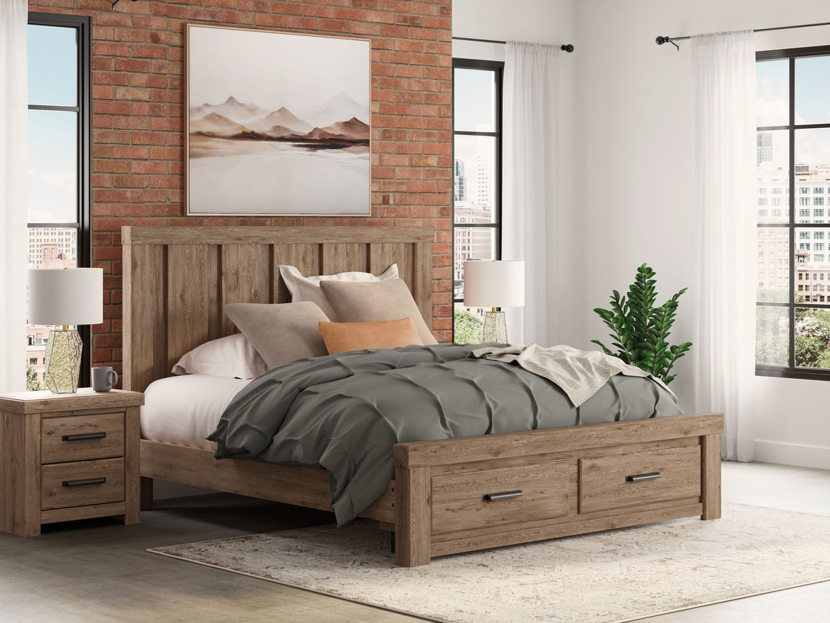 Oliandon King Storage Bed