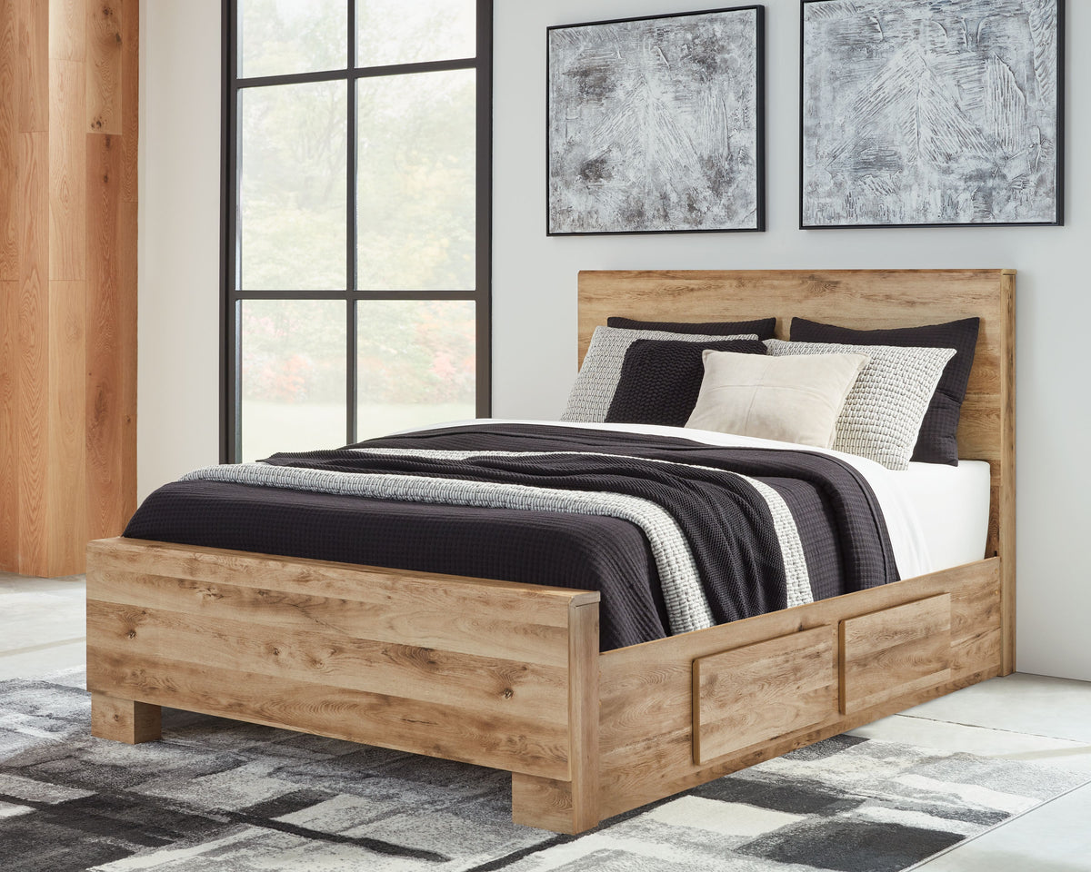 Hyanna Queen Bed with 2 Side Storage