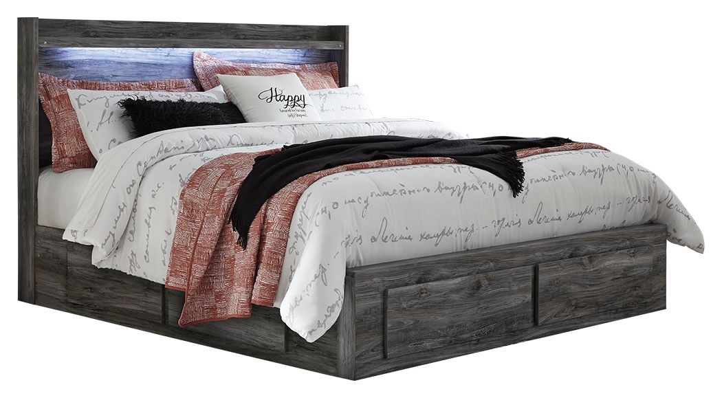 Baystorm King Bed with 4 Storage Drawers