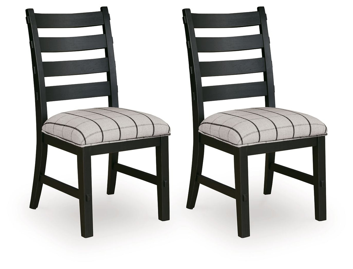 Ridgester Beige/Black Dining Chair