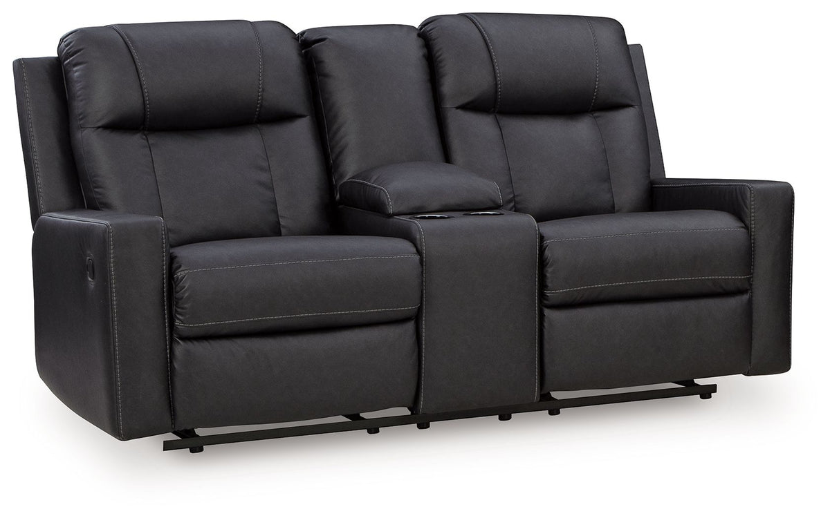 Mackmenville Carbon Loveseat