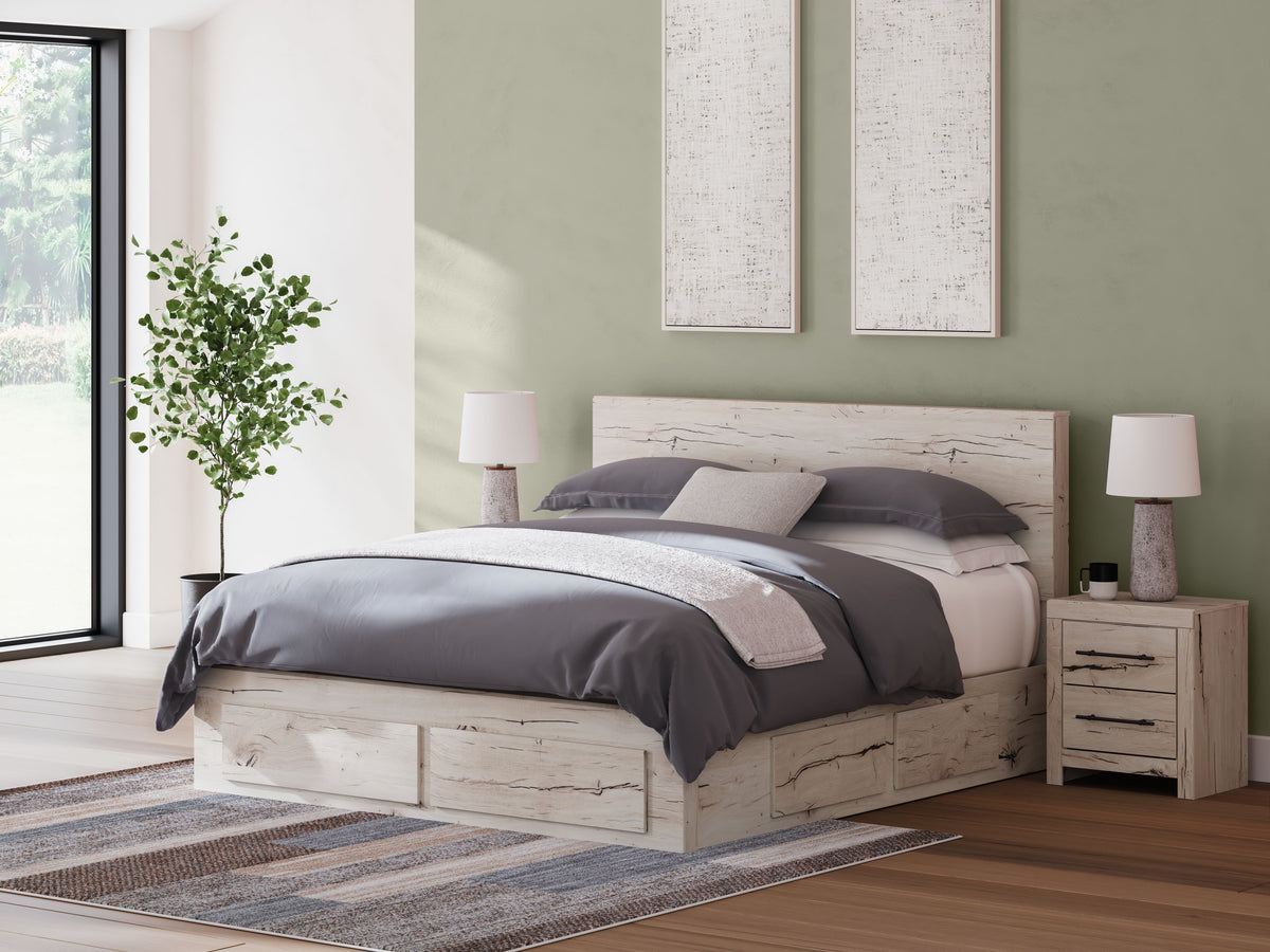 Lawroy King Storage Bed (Underbed Storage, 3 Storage Units)