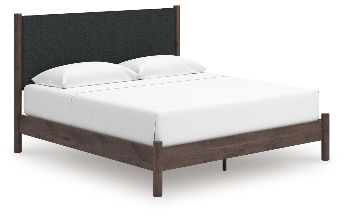Pamytta King Upholstered Bed (Panel Platform)