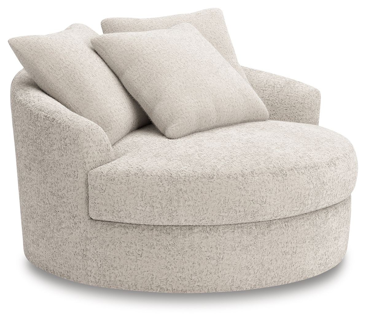 Cuddle Plush Oversized Swivel Accent Chair