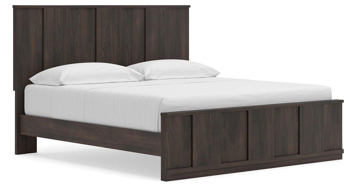 Shaehartin King Bed (Panel Platform)