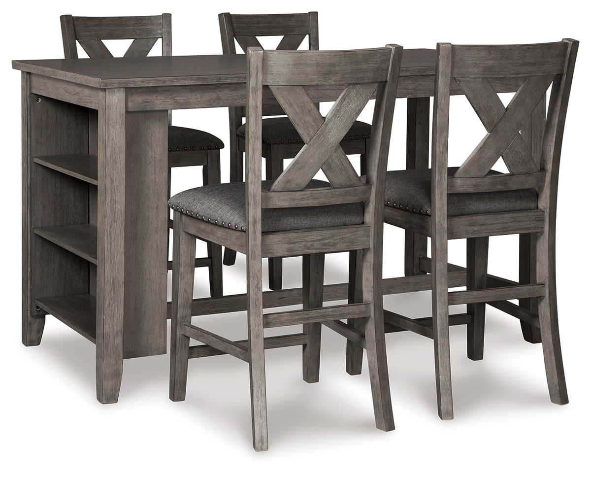 Caitbrook 5 Pc Counter Table Set