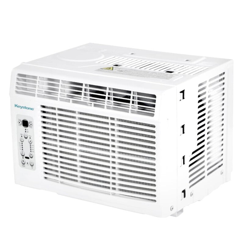 Keystone 12,000/11,600 BTU 230V Window Air Conditioner with 11,000 BTU Supplemental Heat Capability Air Conditioner
