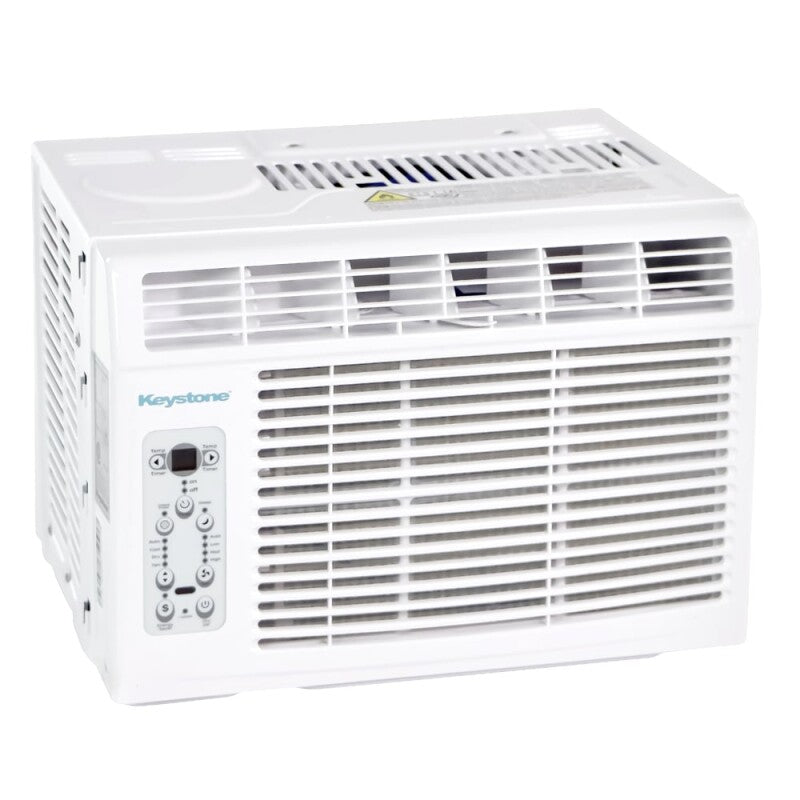Keystone 12,000/11,600 BTU 230V Window Air Conditioner with 11,000 BTU Supplemental Heat Capability Air Conditioner