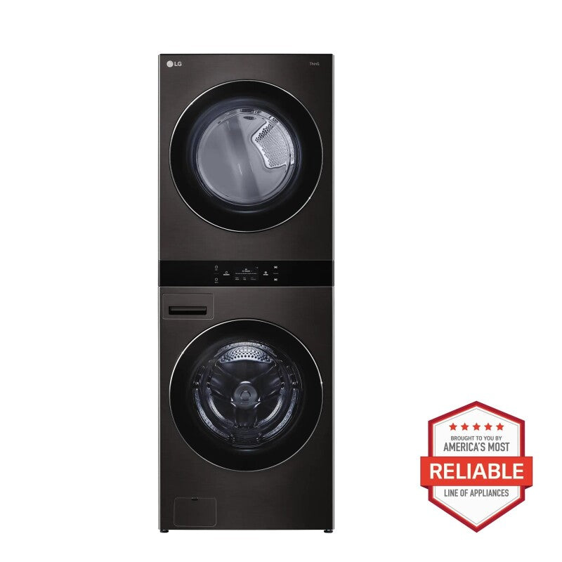 LG Single Unit Front Load Washtower™ With Center Control® 5.0 Cu. Ft. Washer & 7.4 Cu. Ft. Electric Dryer Specialty Laundry