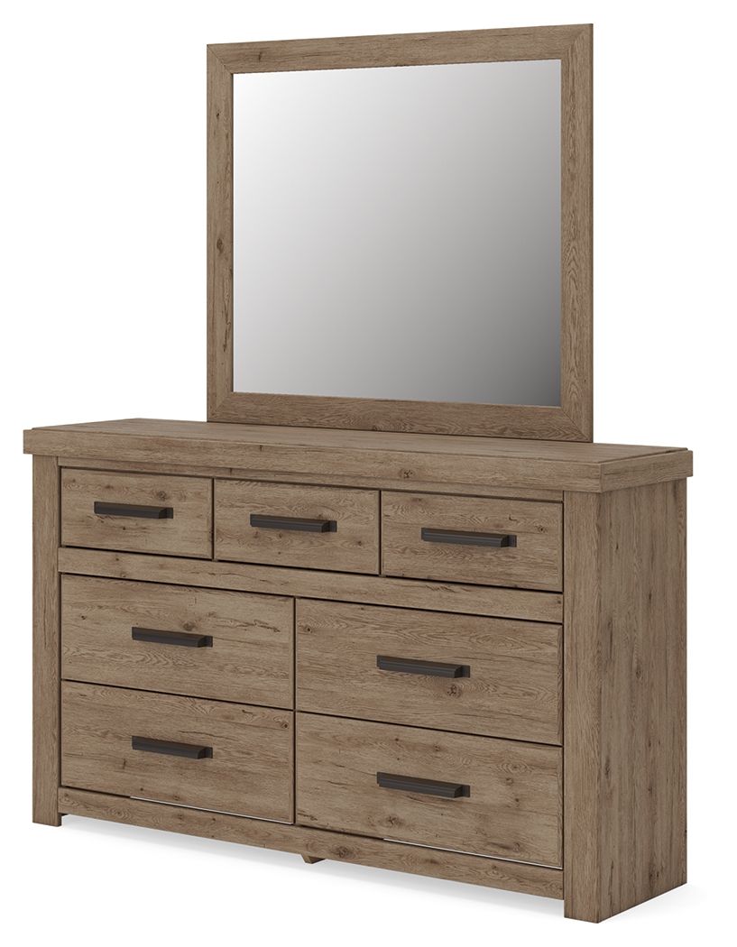 Oliandon Dresser & Mirror