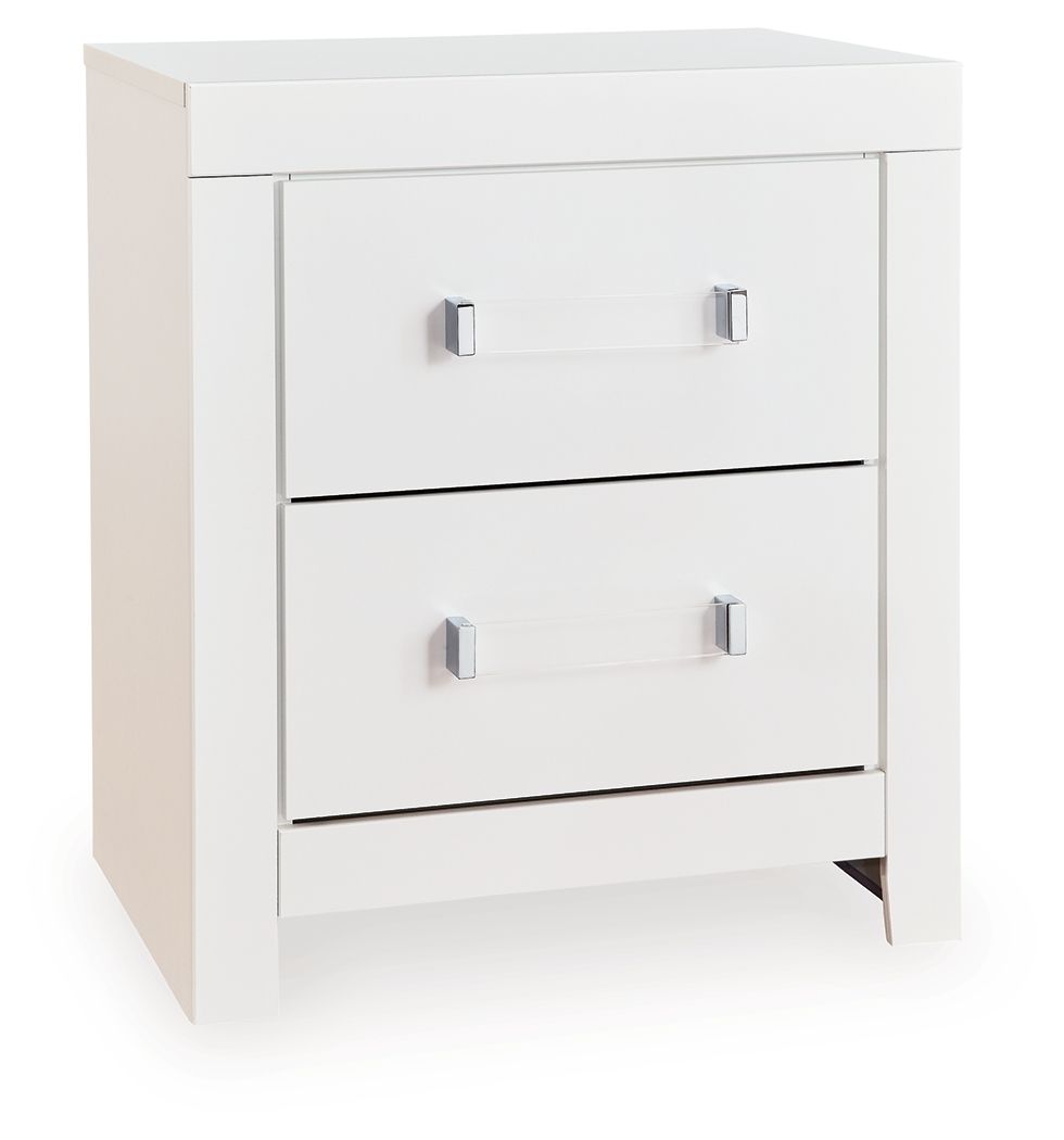 Maeling White Nightstand