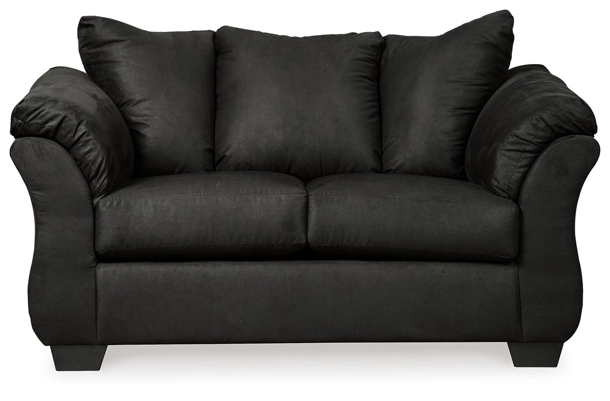 Darcy Black Loveseat