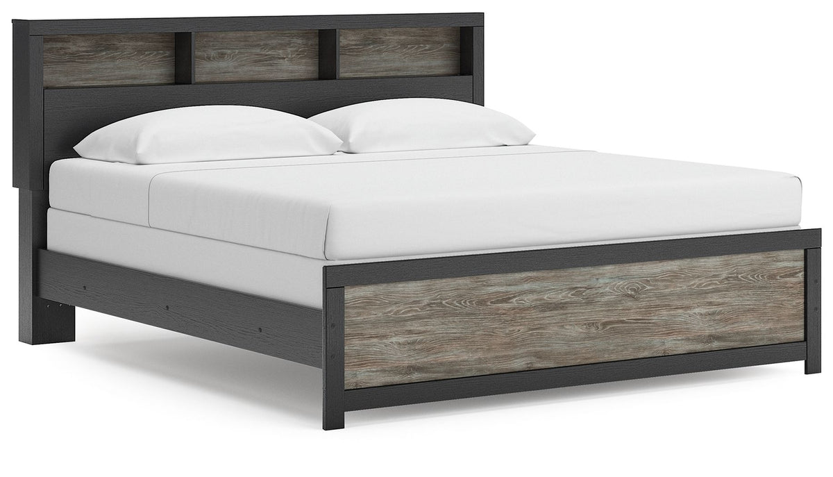 Broachmyn King Bookcase Bed (Panel)