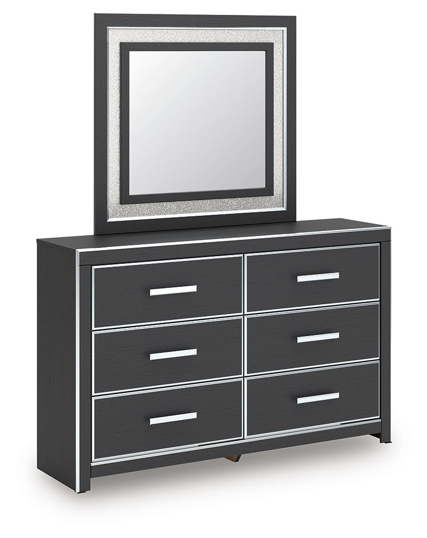 Zuraleus Black Dresser & Mirror