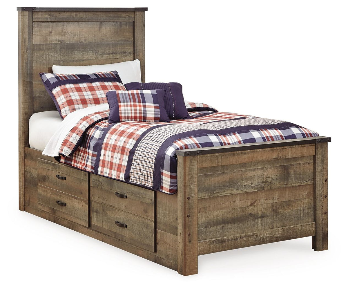 Trinell Twin Bed with 2 Storage Drawers