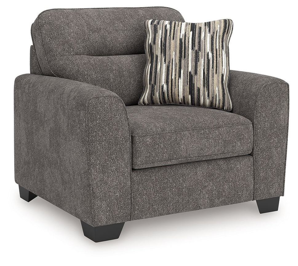 Olten Graphite Oversized Chair