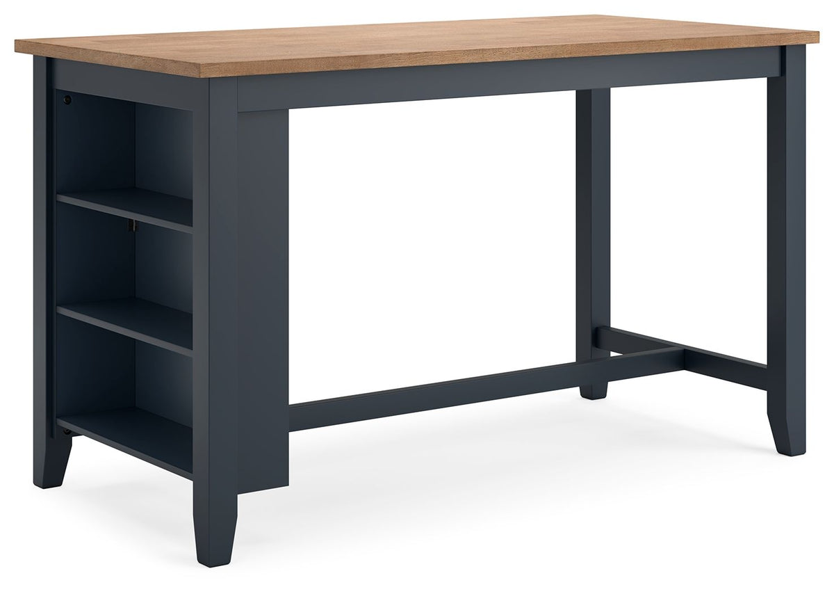 Gesthaven Natural/Blue Counter Table