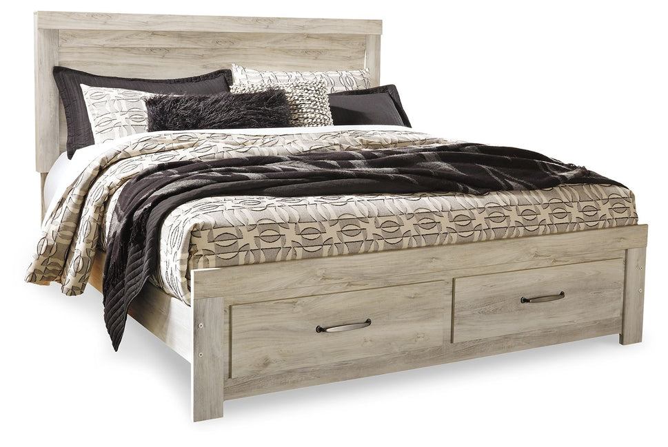 Bellaby King Bed with 2 Storage Drawers