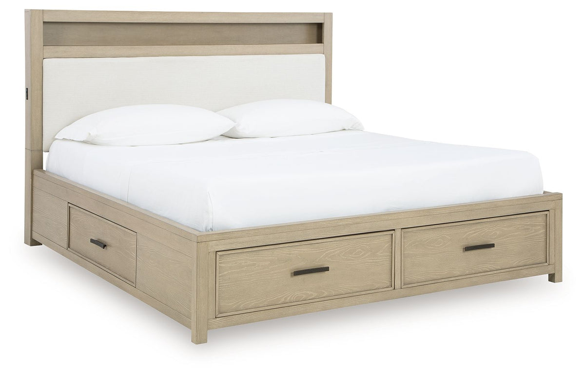 Calmoro King Bookcase Bed