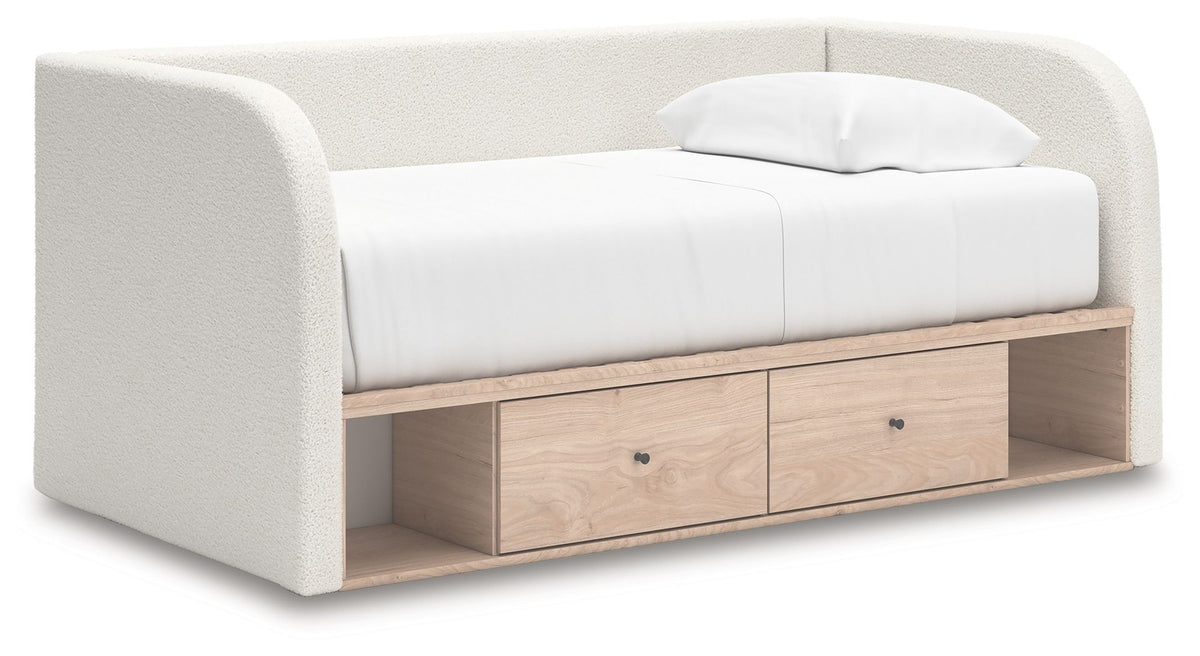 Arloster Full Upholstered Day Bed with Storage
