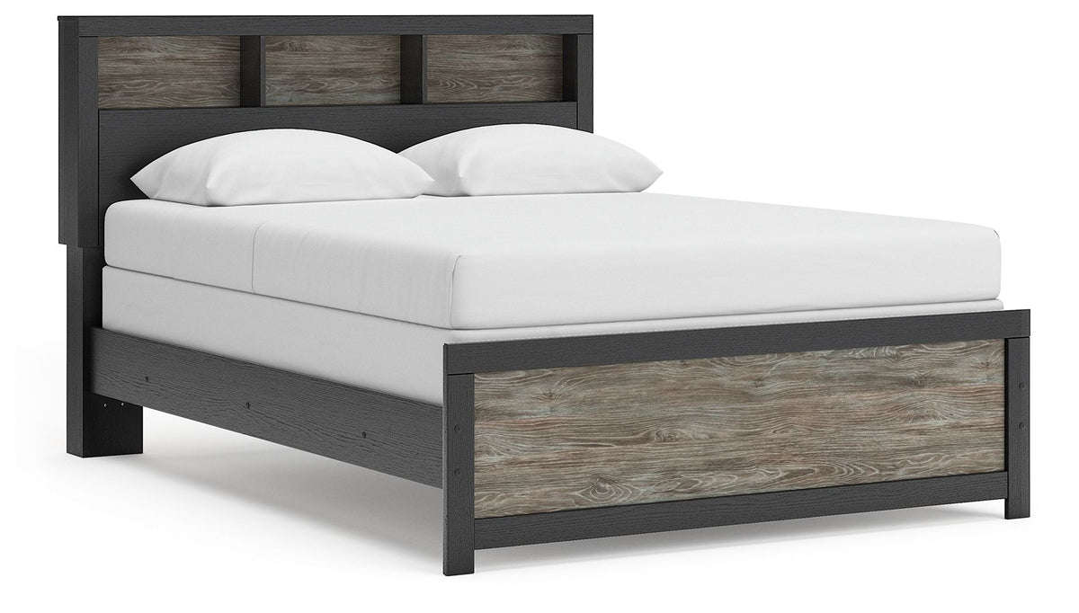 Broachmyn Queen Bookcase Bed (Panel)