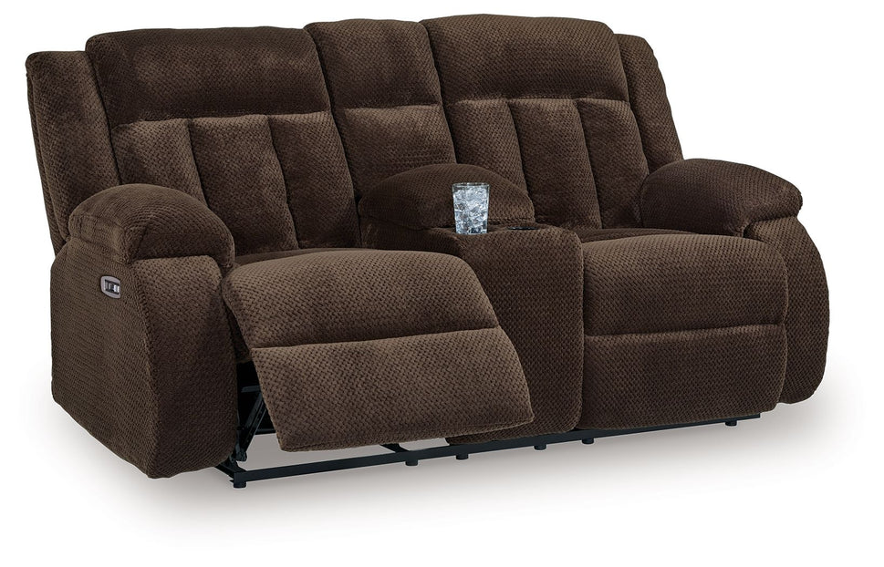 Observation Chocolate Loveseat