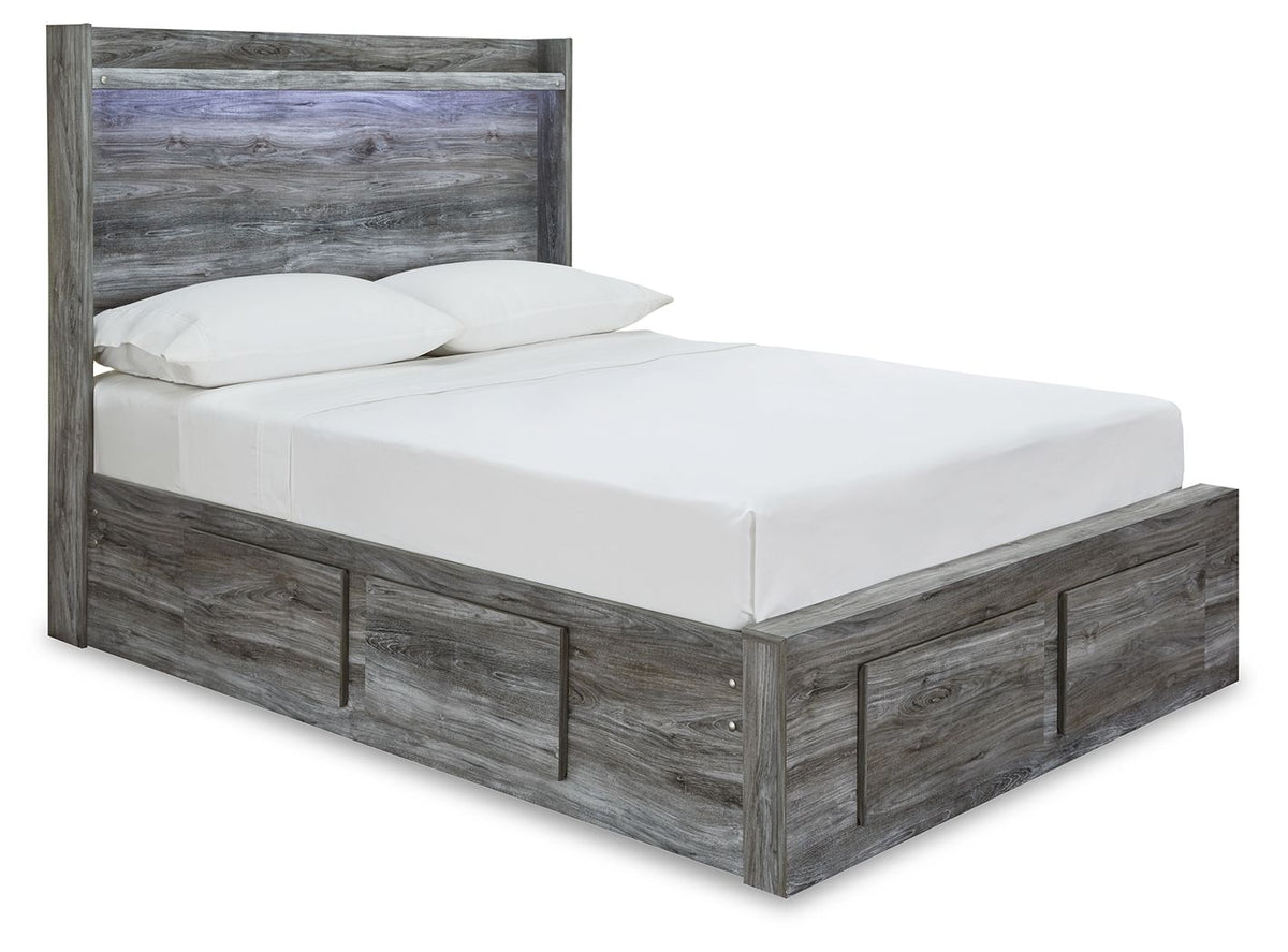 Baystorm Full Bed with 4 Storage Drawers