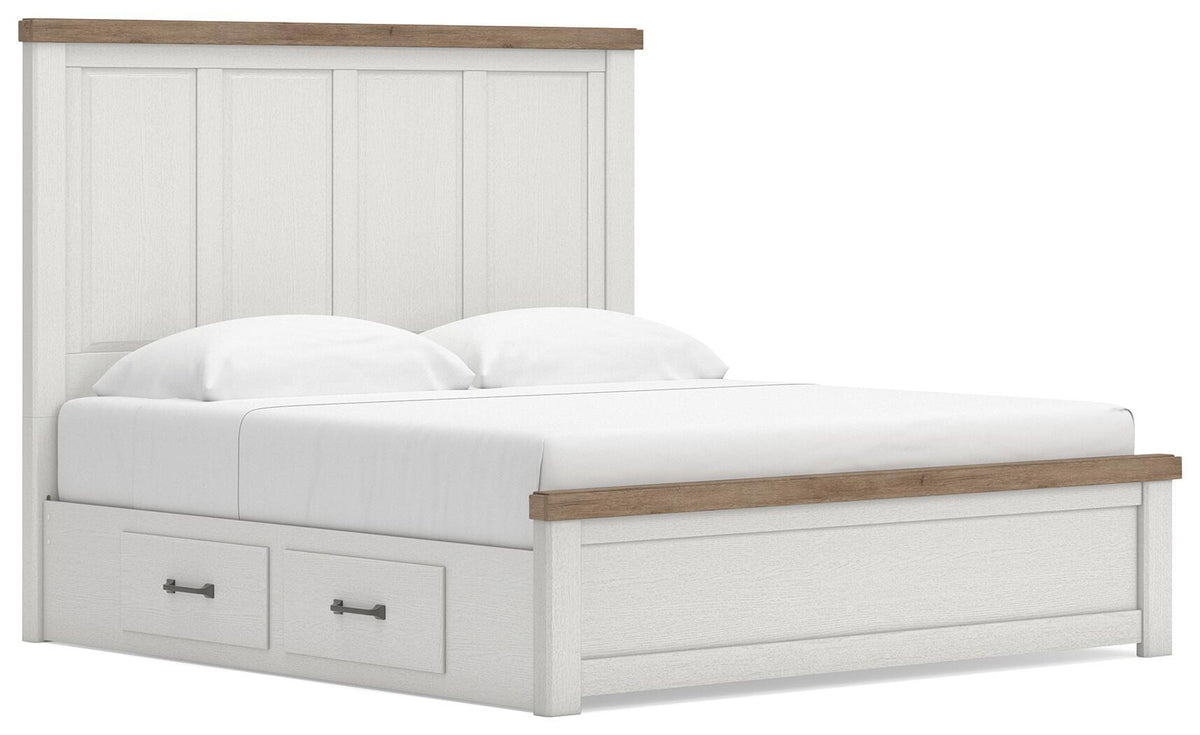 Savonport King Bed with Storage (1 Storage Unit)