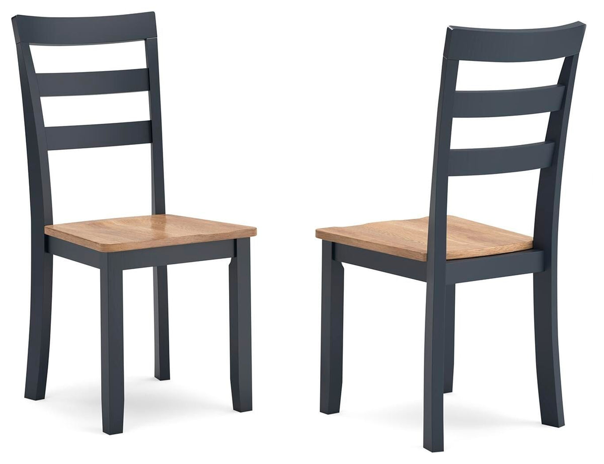 Gesthaven Natural/Blue Dining Chair