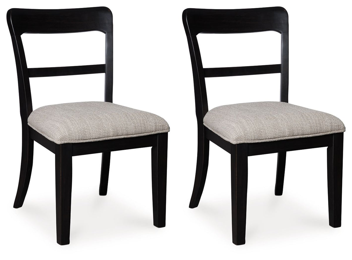 Greddinton Black Dining Chair (PCD824-01)