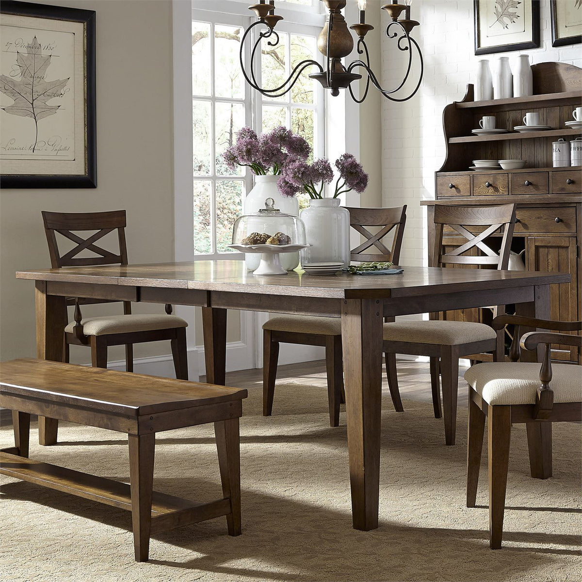 Hearthstone Ridge Rectangular Leg Table