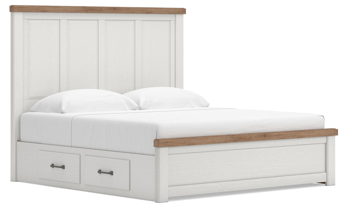 Savonport King Bed with Storage (2 Storage Units)