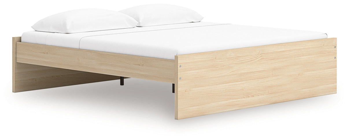 Onita Natural King Bed (Platform)