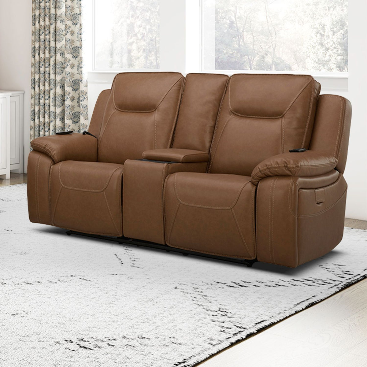 Callihan Loveseat With Console P3 & ZW