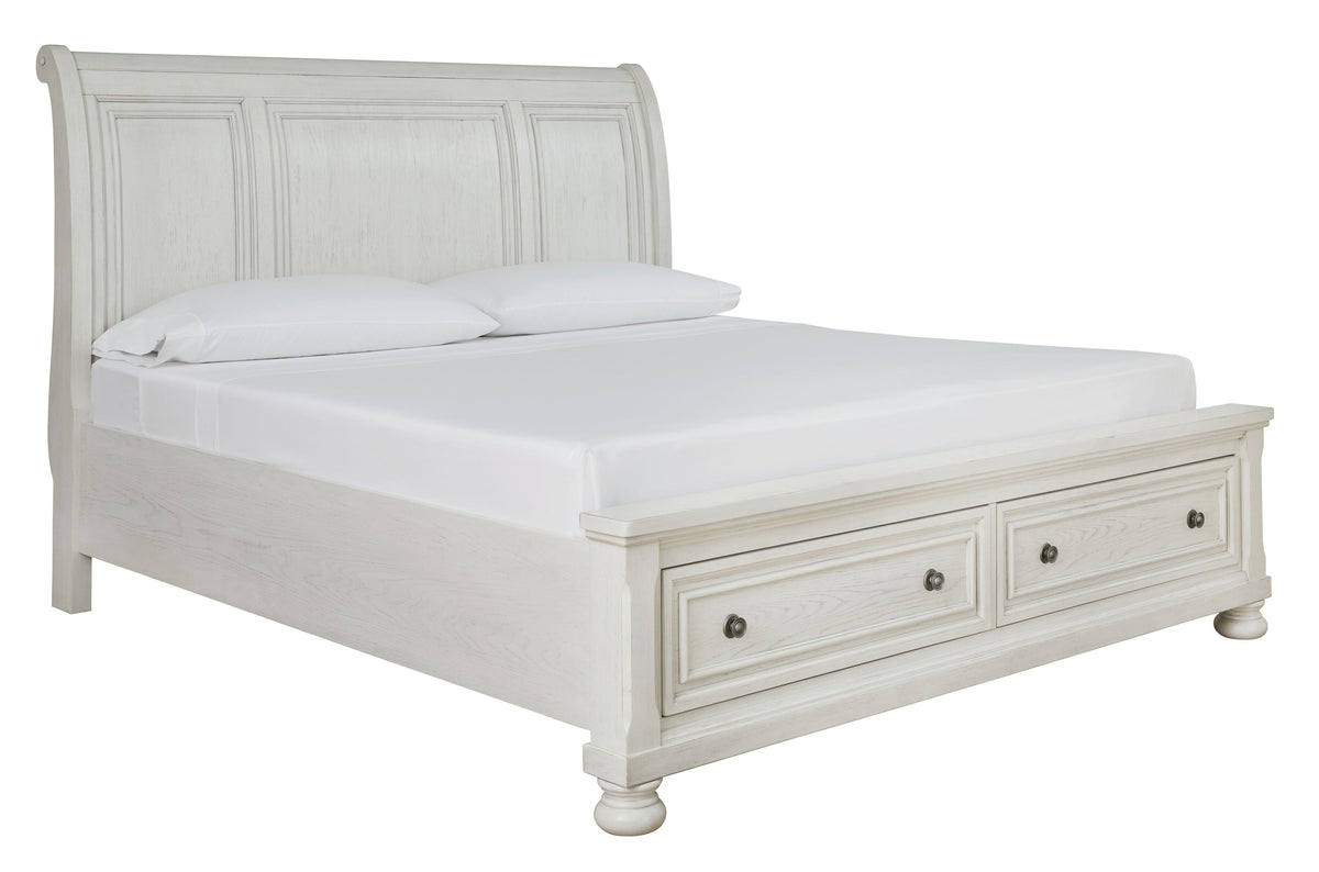 Robbinsdale California King Sleigh Bed with Storage