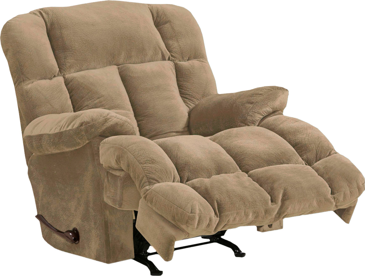 Cloud 12 Camel Chaise Rocker Recliner
