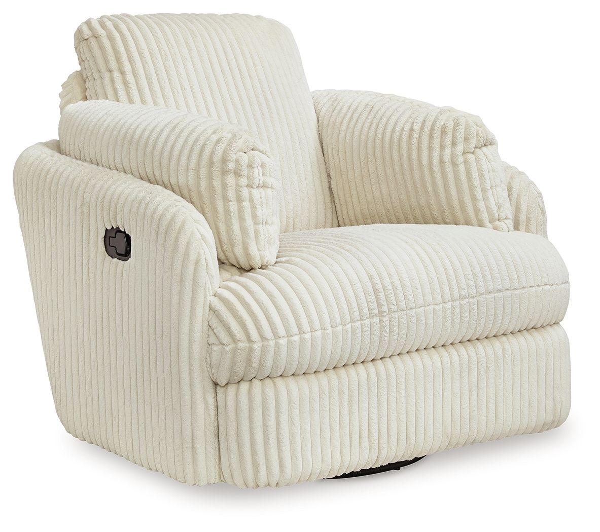 Tie-Breaker Ivory Recliner