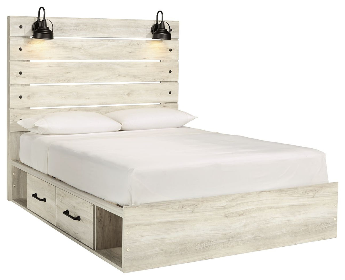 Cambeck Queen Bed with 4 Storage Drawers