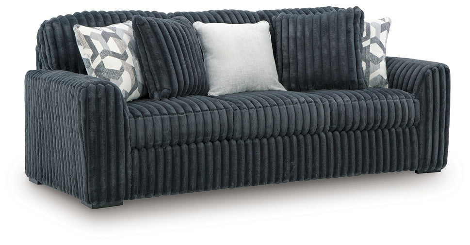 Midnight-Madness Gunmetal Sofa