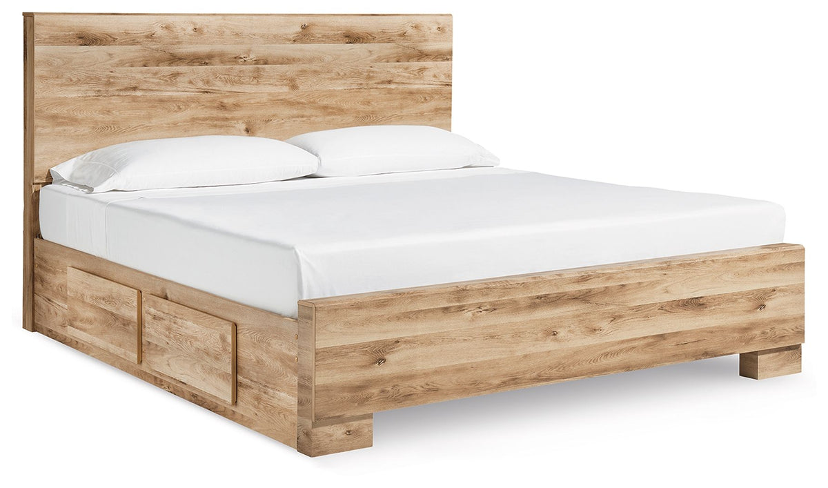 Hyanna King Bed with 2 Side Storage