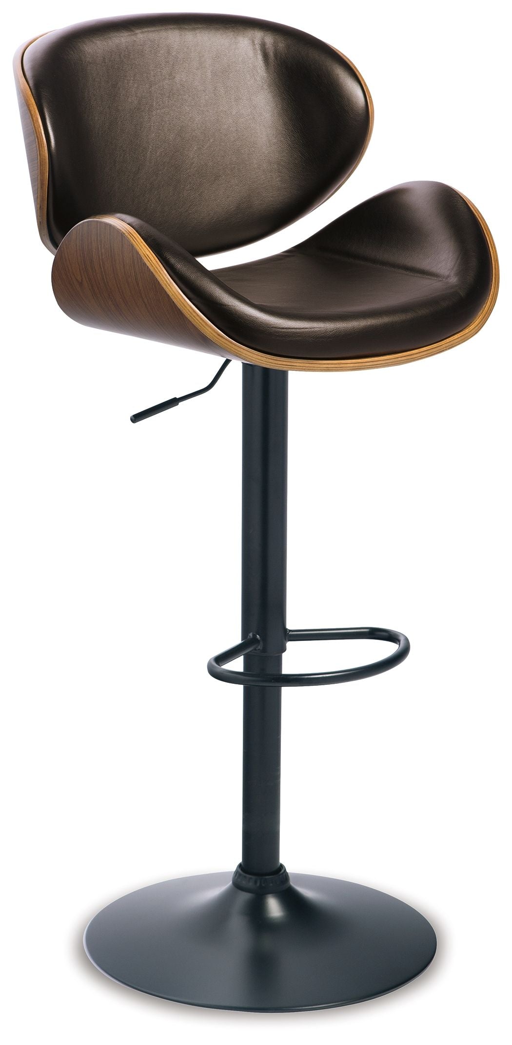 Bellatier Brown Adjustable Height Bar Stool