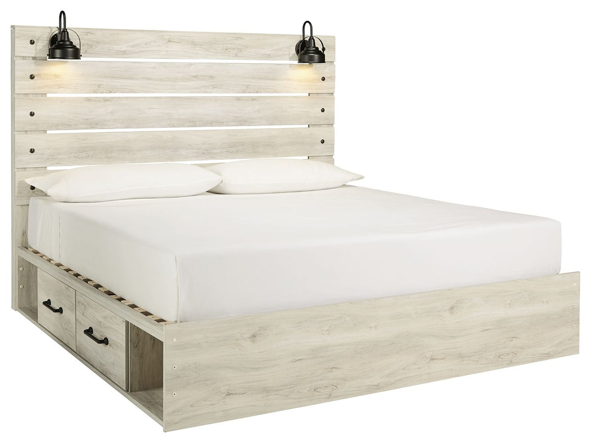 Cambeck King Bed with 4 Storage Drawers