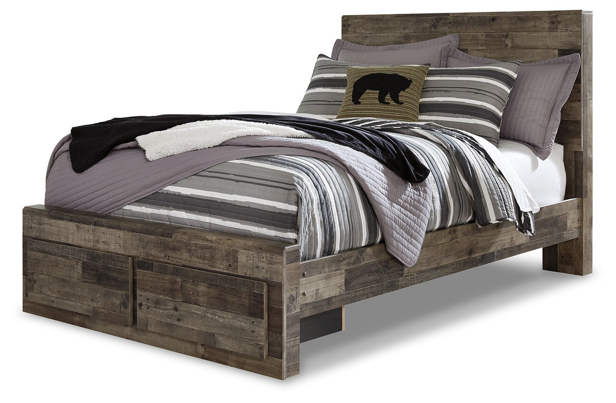 Derekson Full Bed with 2 Storage Drawers