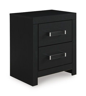 Maeling Black Nightstand